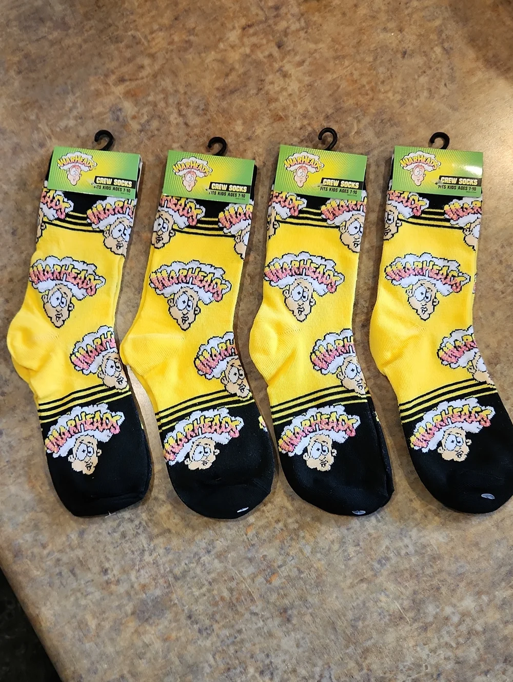 4 Pair Of Warhead Socks